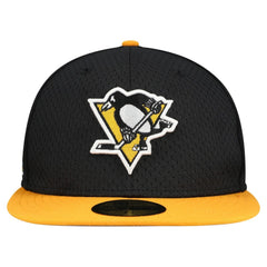 Pittsburgh Penguins New Era Mesh Crown Two-Tone 59FIFTY Fitted Hat - NHL Hats