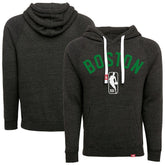 Black Boston Celtics Sportiqe Unisex Olsen Tri-Blend Pullover Hoodie | NBA