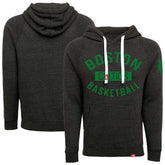 Black Boston Celtics Sportiqe Unisex Olsen Tri-Blend Pullover Hoodie | NBA