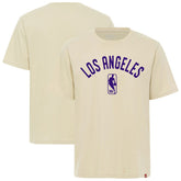 Cream Los Angeles Lakers Sportiqe Unisex Duke Premium T-Shirt | NBA