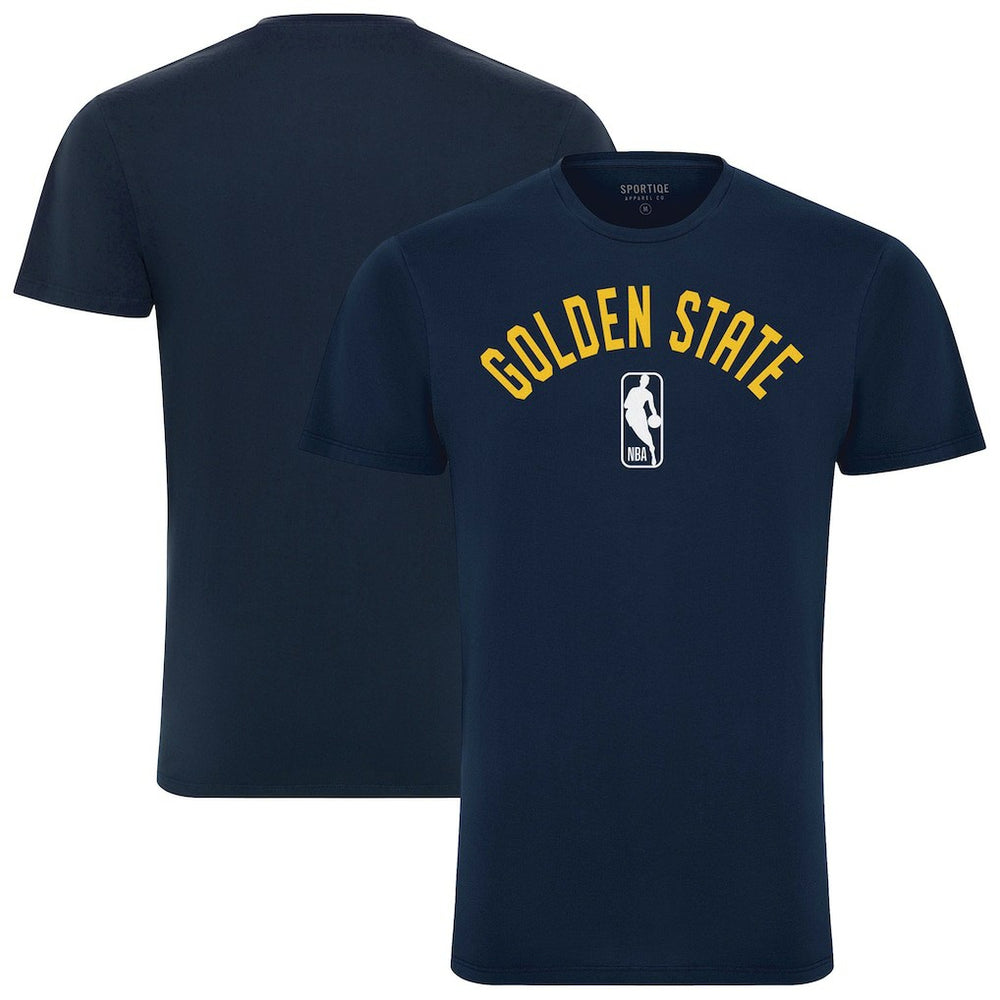 Navy Golden State Warriors Sportiqe Unisex Bingham T-Shirt sale | NBA