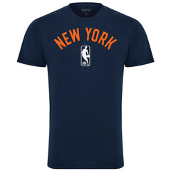 Navy New York Knicks Sportiqe Unisex Bingham T-Shirt | NBA