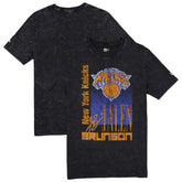 Black Jalen Brunson New York Knicks Full Court Press Mineral Wash Player T-Shirt | NBA