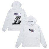 Enjoy Basketball x Los Angeles Lakers Unisex Hoop Enthusiast Capsule Collection Pullover Hoodie - Heather Gray shop | NBA