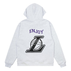 Enjoy Basketball x Los Angeles Lakers Unisex Hoop Enthusiast Capsule Collection Pullover Hoodie - Heather Gray shop | NBA