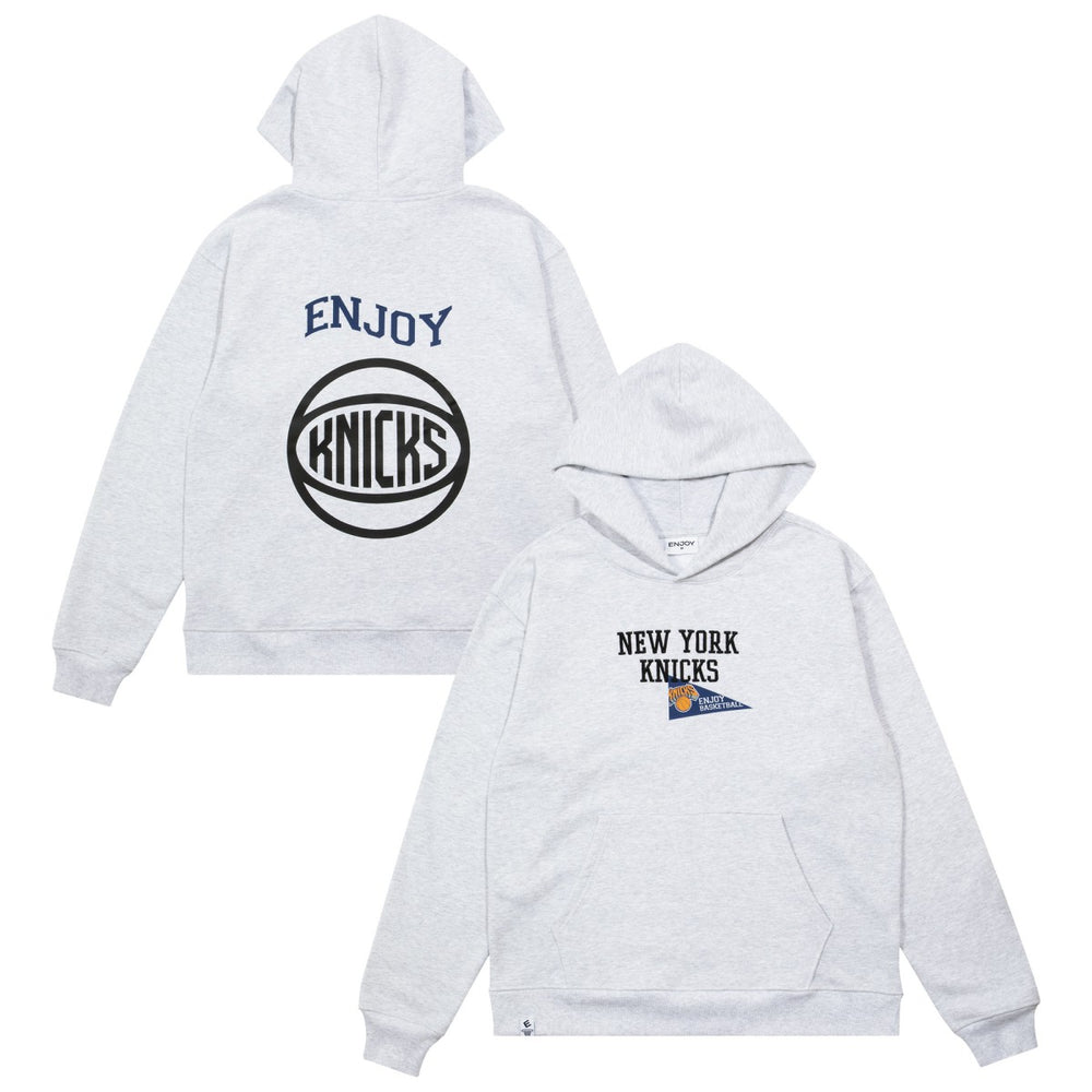 Enjoy Basketball x New York Knicks Unisex Hoop Enthusiast Capsule Collection Pullover Hoodie - Heather Gray outlet | NBA