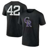 Colorado Rockies Jackie Robinson Day Name & Number T-Shirt - MLB T-shirts