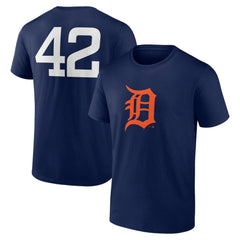 Detroit Tigers Jackie Robinson Day Name & Number T-Shirt - MLB T-shirts