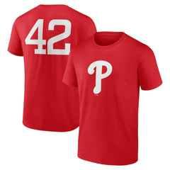 Philadelphia Phillies Jackie Robinson Day Name & Number T-Shirt - MLB T-shirts