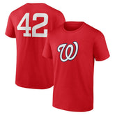 Washington Nationals Jackie Robinson Day Name & Number T-Shirt - MLB T-shirts