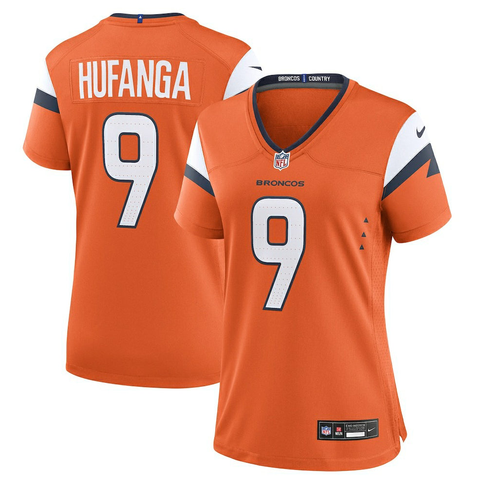 Denver Broncos Talanoa Hufanga Women's Team Game Jersey | NFL New