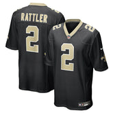 New Orleans Saints Spencer Rattler Team Game Jersey | NFL Outlet