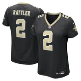 New Orleans Saints Spencer Rattler Women's Team Game Jersey | NFL Outlet
