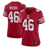 San Francisco 49ers Jon Weeks Women's Team Game Jersey | NFL Near me