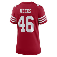 San Francisco 49ers Jon Weeks Women's Team Game Jersey | NFL Near me