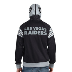 Las Vegas Raiders Pro Player Helmet Full-Zip Hooded Track Jacket | NFL Outlet