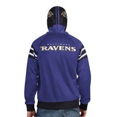 Baltimore Ravens Pro Player Helmet Full-Zip Hooded Track Jacket | NFL Discount