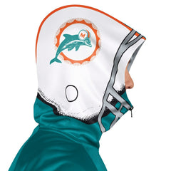 Miami Dolphins Pro Player Retro Helmet Full-Zip Hooded Track Jacket | NFL Near me