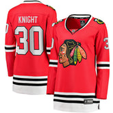 Spencer Knight Chicago Blackhawks Fanatics Women's Home Breakaway Player Jersey - NHL Jerseys