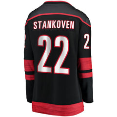 Logan Stankoven Carolina Hurricanes Fanatics Women's Home Breakaway Player Jersey - NHL Jerseys