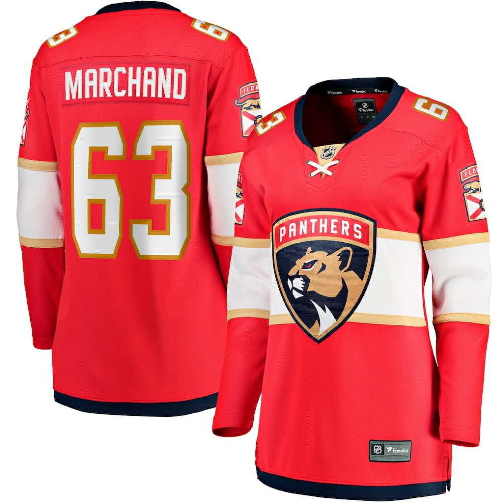 Brad Marchand Florida Panthers Fanatics Women's Home Breakaway Player Jersey - NHL Jerseys
