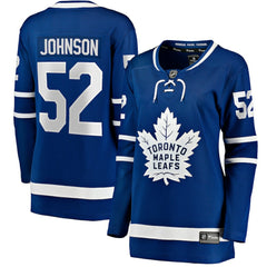 Reese Johnson Toronto Maple Leafs Fanatics Women's Home Breakaway Player Jersey - NHL Jerseys