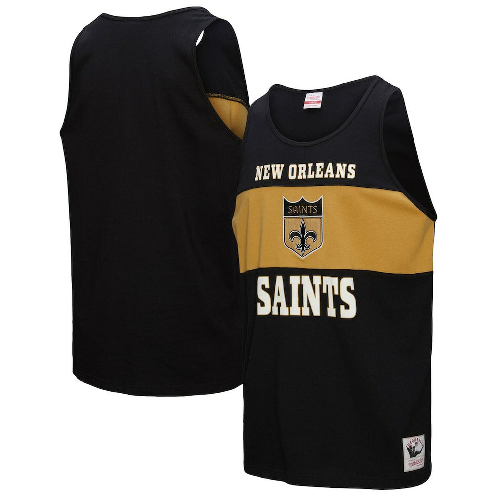 New Orleans Saints Retro Colorblock Tank Top | NFL Online
