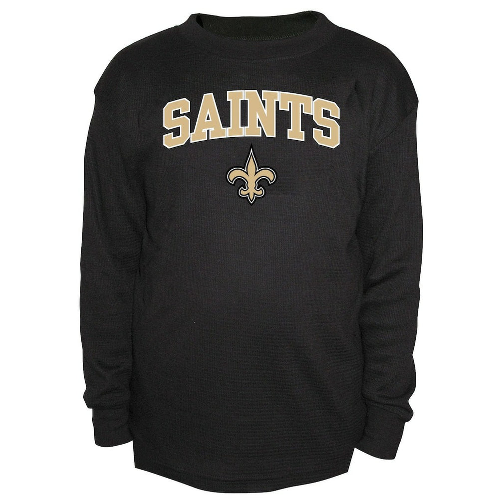New Orleans Saints Big & Tall Thermal Long Sleeve Crew Neck T-Shirt | NFL Outlet