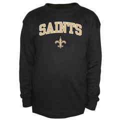 New Orleans Saints Big & Tall Thermal Long Sleeve Crew Neck T-Shirt | NFL Outlet