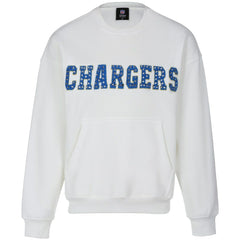 Los Angeles Chargers Cuce Women's Chenille Jeweled Sweatshirt | NFL Online