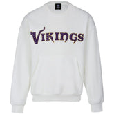 Minnesota Vikings Cuce Women's Chenille Jeweled Sweatshirt | NFL US