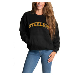 Pittsburgh Steelers Cuce Women's Chenille Jeweled Sweatshirt | NFL Online