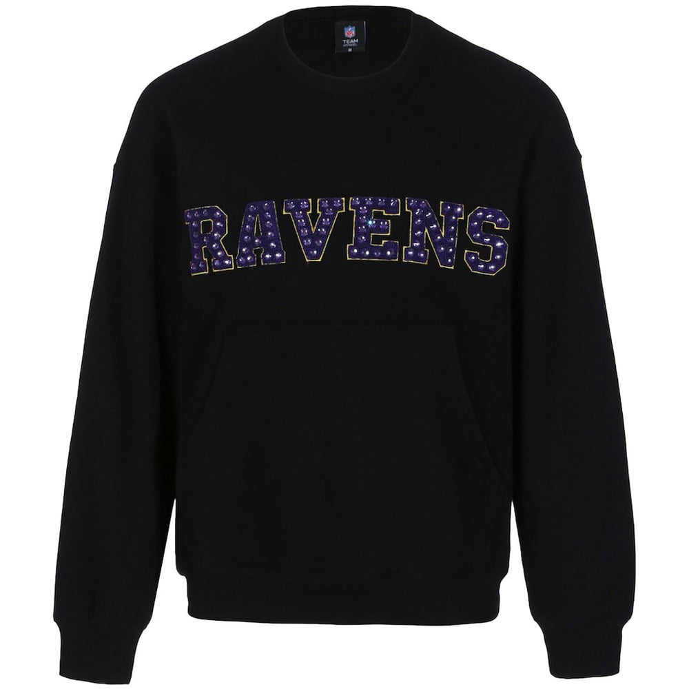 Baltimore Ravens Cuce Women's Chenille Jeweled Sweatshirt | NFL Near me