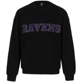 Baltimore Ravens Cuce Women's Chenille Jeweled Sweatshirt | NFL Near me