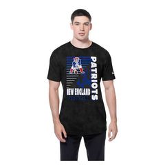 New England Patriots Retro Logo Enzyme Washed Oversized T-Shirt | NFL On sale