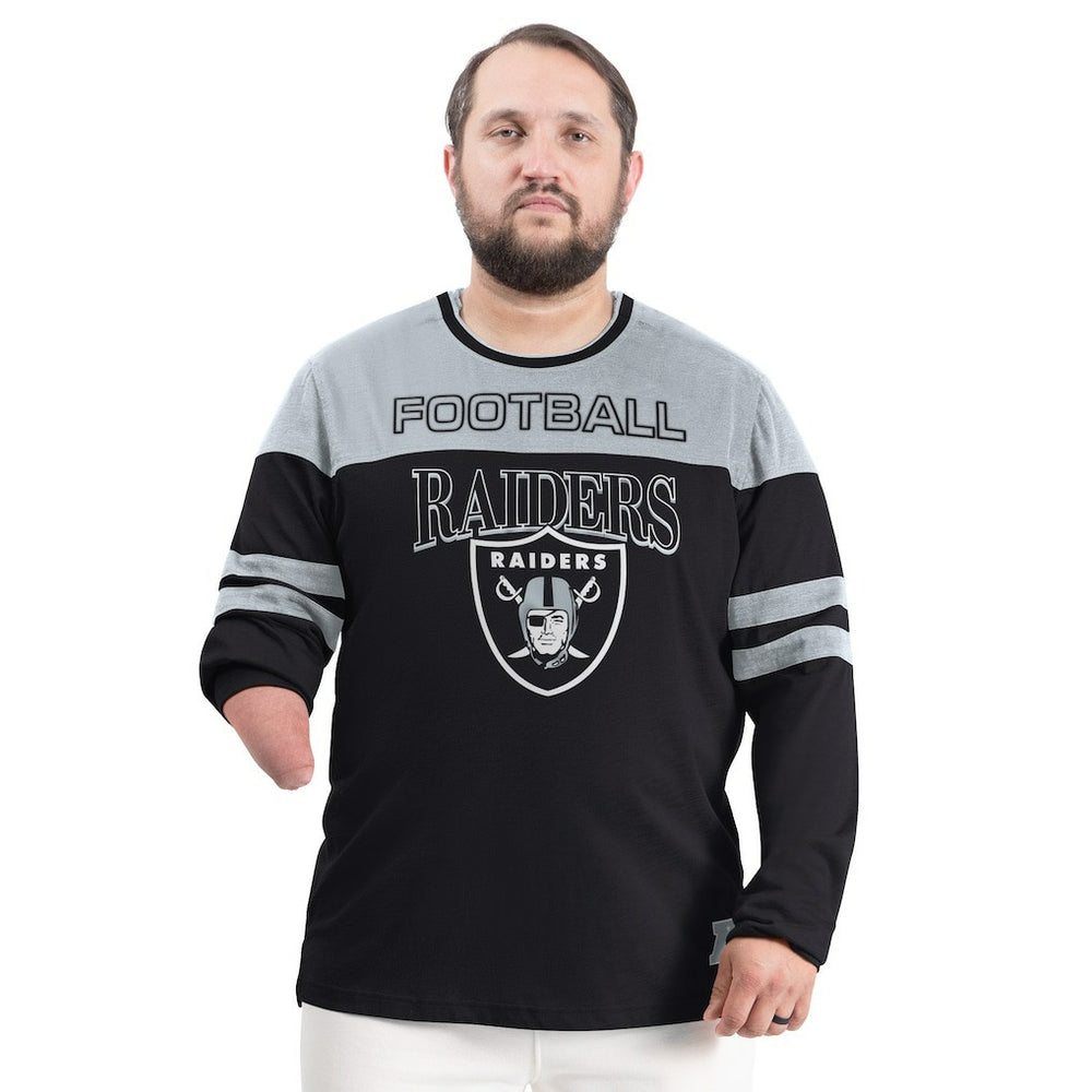Las Vegas Raiders G-III Sports by Carl Banks Adaptive Outlast Long Sleeve T-Shirt | NFL Outlet
