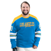 Los Angeles Chargers G-III Sports by Carl Banks Adaptive Lord Stanley Crewneck Sweatshirt | NFL Hot