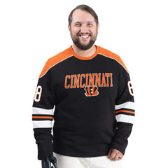 Cincinnati Bengals G-III Sports by Carl Banks Adaptive Lord Stanley Crewneck Sweatshirt | NFL Outlet
