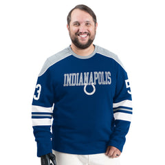 Indianapolis Colts G-III Sports by Carl Banks Adaptive Lord Stanley Crewneck Sweatshirt | NFL Online