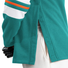 Miami Dolphins G-III Sports by Carl Banks Adaptive Lord Stanley Crewneck Sweatshirt | NFL Outlet