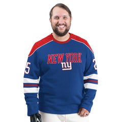 New York Giants G-III Sports by Carl Banks Adaptive Lord Stanley Crewneck Sweatshirt | NFL Sale