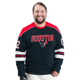 Houston Texans G-III Sports by Carl Banks Adaptive Lord Stanley Crewneck Sweatshirt | NFL Online