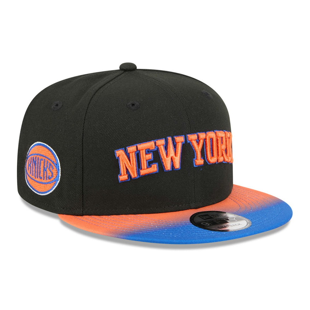 Black/Blue New York Knicks Jersey Hook Statement Edition 9FIFTY Snapback Hat | NBA