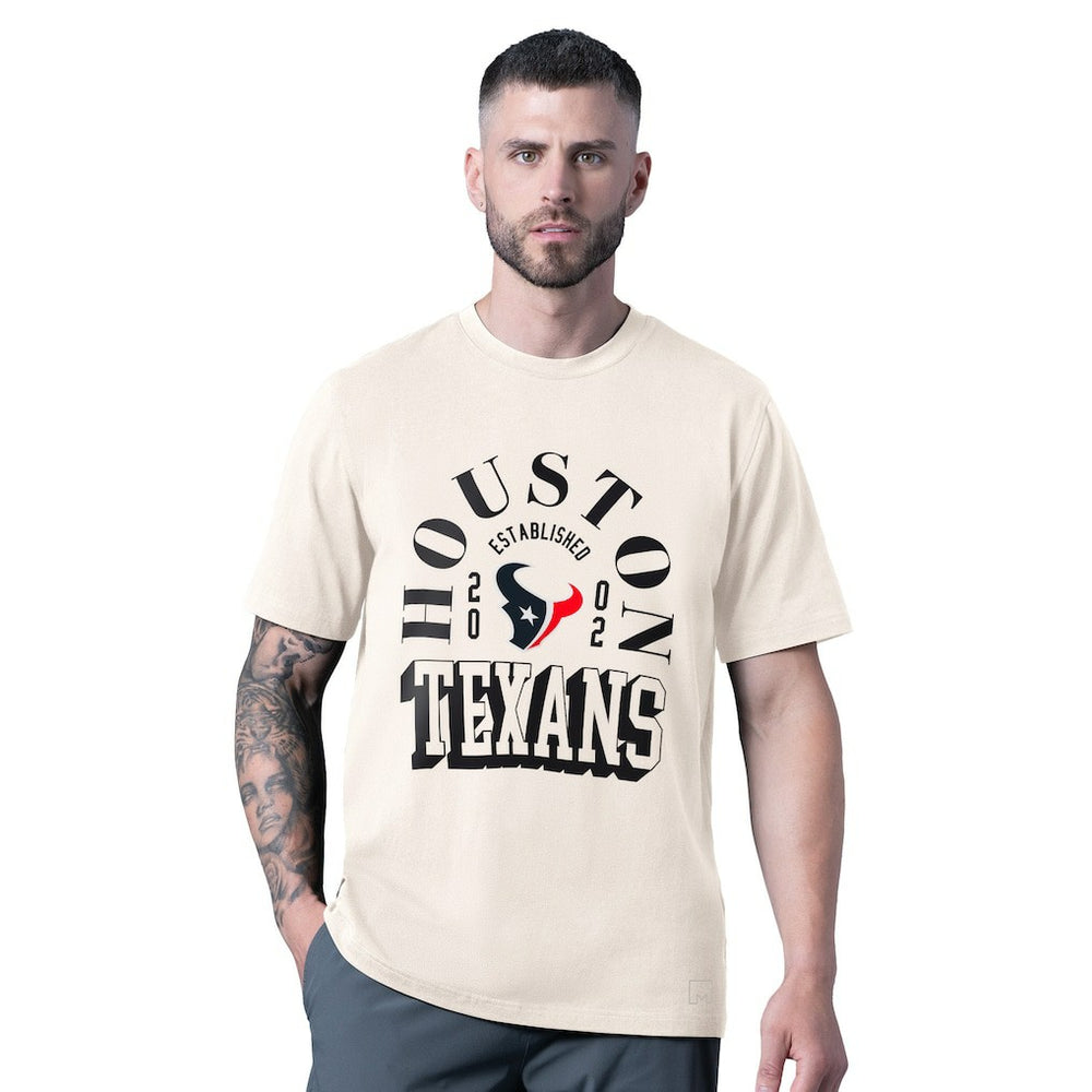 Houston Texans MSX by Michael Strahan Whiteout Vintage T-Shirt | NFL Discount