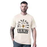 Minnesota Vikings MSX by Michael Strahan Whiteout Vintage T-Shirt | NFL Hot