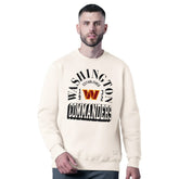 Washington Commanders MSX by Michael Strahan Whiteout Tri-Blend Sweatshirt | NFL Hot