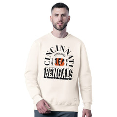 Cincinnati Bengals MSX by Michael Strahan Whiteout Tri-Blend Sweatshirt | NFL New
