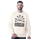 Seattle Seahawks MSX by Michael Strahan Whiteout Tri-Blend Sweatshirt | NFL US
