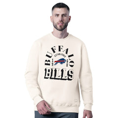 Buffalo Bills MSX by Michael Strahan Whiteout Tri-Blend Sweatshirt | NFL Discount