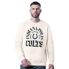 Indianapolis Colts MSX by Michael Strahan Whiteout Tri-Blend Sweatshirt | NFL Discount